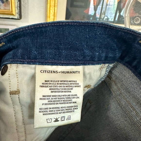 Citizens of Humanity Premium Vintage Demy Cropped Flare Jeans size 27 - Picture 7 of 7
